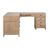 Liberty Furniture 780-HO-LSD Proximity Place - L Shaped Desk - Barley Buff