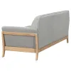 Coaster Fine Furniture 511071 Vaughn - Fabric Upholstered Flared Arm Sofa - Gray