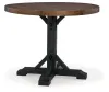 Ashley Furniture D546/23T/23B/724 Valebeck - 4 Pc. - Counter Height Dining Table, 2 Barstools - Multi