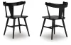 Ashley Furniture D501-02 Gretlynn - Dining Room Side Chair (Set of 2) - Black