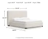 Ashley Furniture PCB401-95 Ashley Furniture PCB401-95 Brintstreet - California King Upholstered Bed - Beige