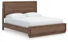 Ashley Furniture PCB386B5 Fortlorn - California King Panel Bed - Walnut Brown