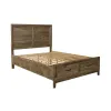 Liberty Furniture 384-BR-QSB Liberty Furniture 384-BR-QSB Ridgecrest - Queen Storage Bed - Cobblestone