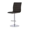 CoasterEveryday 122087 Ashbury - Upholstered Adjustable Bar Stool (Set of 2) - Black
