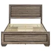 CoasterEveryday 204190Q Kauffman - Wood Queen Storage Panel Bed - Washed Taupe