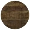 CoasterEssence 935990 Aurora - Round Drum Base Accent Side Table - Natural And Black