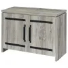 CoasterEveryday 950785 Enoch - 2 Door Engineered Wood Accent Cabinet - Gray Driftwood