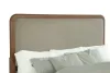 Coaster Fine Furniture 223321KE Maderia - Upholstered Eastern King Panel Bed - Walnut