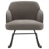Coaster Fine Furniture 602626 Paige - Boucle Upholstered Mid Back Rocking Chair - Taupe