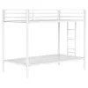 Coaster Fine Furniture 460361WHT Alevera - Metal Twin Over Twin Bunk Bed With Ladder - White