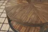 Ashley Furniture T411-13 Roybeck - Occasional Table Set (Set of 3) - Light Brown / Bronze