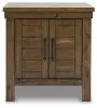 Ashley Furniture T731-3 Moriville - Rectangular End Table - Grayish Brown