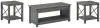 Ashley Furniture T175/9/2(2) Freedan - 3 Pc. - Coffee Table, 2 End Tables - Grayish Brown