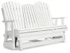 Ashley Furniture P111/835/820(2)/701 Ashley Furniture P111/835/820(2)/701 Hyland Wave - 4 Pc. - Glider Loveseat, 2 Swivel Glider Chairs, Cocktail Table - White
