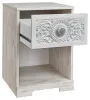 Ashley Furniture EB1811-191 Paxberry - One Drawer Night Stand - Whitewash