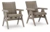 Ashley Furniture PCP690-602A Cliff Trails - Rocking Arm Chair (Set of 2) - Beige