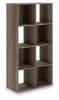 Ashley Furniture EA1104-4X2 Shallifer - Eight Cube Organizer - Brown