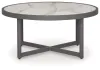 Ashley Furniture PCP510-708 Ocean Beach - Round Cocktail Table - Gray