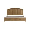 Intercon JK-BR-3015K-GLO-C Jackson - King Bed With Storage Footboard - Golden Oak