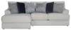 Jackson Furniture Industries 2470/75/42-21 Jackson Furniture Industries 2470/75/42-21 Polaris - 2 Piece Sofa Chaise (RSF Loveseat / LSF Chaise) - Sugar