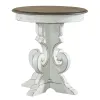 Liberty Furniture 244-OT1022 Magnolia Manor - Round End Table - Antique White