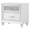 CoasterEveryday 205892 Barzini - 2-Drawer Nightstand - White