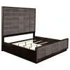 CoasterElevations 223261KE Durango - Wood Eastern King Panel Bed - Smoked Peppercorn
