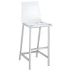 Coaster Fine Furniture 104873-S5 Tolbert - 5 Piece Bar Set With Acrylic Chairs - Clear And Chrome