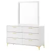 CoasterEveryday 224403M Kendall - 6-Drawer Dresser With Mirror - White