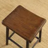 Furniture of America CM3415PC-2PK Lainey - Counter Height Stool (Set of 2) - Medium Weathered Oak / Black