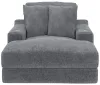Jackson Furniture Industries 344519-2062/28-2063/28 Jackson Furniture Industries 344519-2062/28-2063/28 Cozy - Chaise With USB - Gunmetal