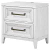 CoasterEveryday 224842 Marielle - 2-Drawer Nightstand Bedside Table - Distressed White