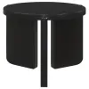 Coaster Fine Furniture 709678-S2 Cordova - 2 Piece Solid Wood Coffee And End Table Set - Black