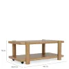 Riverside Furniture 11002 Taos - Cocktail Table - Toasted Hemlock