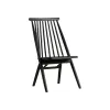Intercon AC-CH-1189W-BLK-SU Arcadia - Rack Back Windsor Chair - Black
