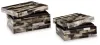 Ashley Furniture A2000596 Ellford - Box Set (Set of 2) - Black / Brown / Cream