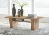 Ashley Furniture T674-1 Kristiland - Rectangular Cocktail Table - Light Brown