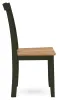 Ashley Furniture D401-01 Ashley Furniture D401-01 Gesthaven - Dining Room Side Chair (Set of 2) - Natural / Green
