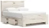 Ashley Furniture B2310B43 Ashley Furniture B2310B43 Lawroy - Full Panel Bed With Under Bed Storage - Light Natural