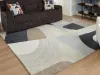 Ashley Furniture R407121 Edrickhill - 8' x 10' Rug - Grayish Teal / Taupe / Cream