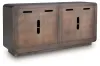 Ashley Furniture A4000683 Elliston - Accent Cabinet - Espresso Brown