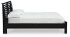 Ashley Furniture B1013B19 Danziar - Full Slat Panel Bed With Low Footboard - Black