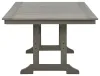 Ashley Furniture P802-625 Visola - RECT Dining Table w/Umb OPT - Gray