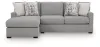 Ashley Furniture PC20804S4 UrbanCrest - 2-Piece Sleeper Sectional With LAF Corner Chaise - Pewter