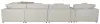 Jackson Furniture Industries 4445/31/59/28/88/8-11 Jackson Furniture Industries 4445/31/59/28/88/8-11 Posh - 8 Piece Modular Sectional With 3 Armless, 3 Corners, 1 Cocktail Ottoman, 1 Console - Porcelain