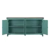 Liberty Furniture 2011-AC7236 Liberty Furniture 2011-AC7236 Kensington - 4 Door Accent Cabinet - Turquoise / Worn Wood Tone