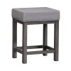 Liberty Furniture 686-OT9001 Tanners Creek - Upholstered Console Stool (Set of 3) - Dark Gray
