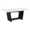 CoasterElevations 115511-S5S Sherry - 5 Piece Rectangular Marble Top Dining Table Set - Sand