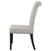 CoasterEssence 115182 Alana - Velvet Upholstered Dining Side Chair (Set of 2) - Sand