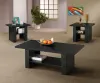 CoasterEveryday 700345 Rodez - 3 Piece Engineered Wood Coffee Table Set - Black Oak